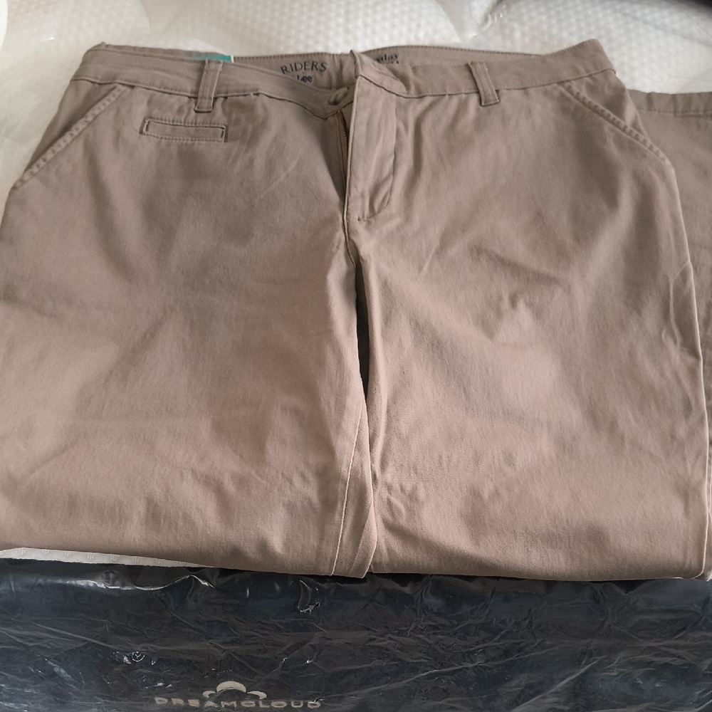 Lee Riders Heavenly Touch Khaki Slacks